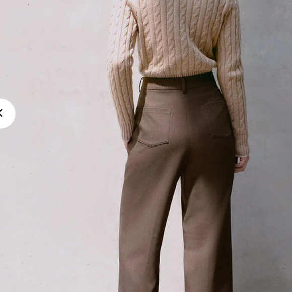 BNWT Petite Studio André Trousers Brown - M - Picture 2 of 8